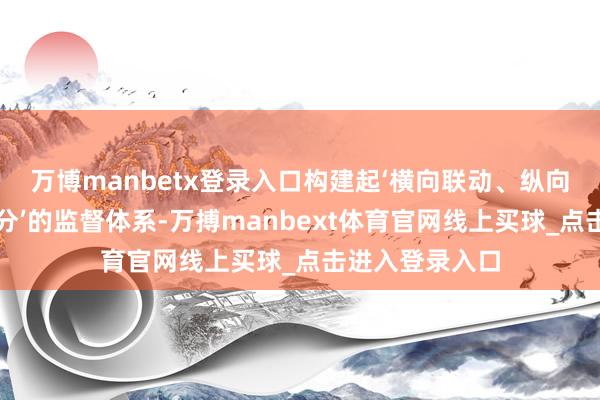 万博manbetx登录入口构建起‘横向联动、纵向融合、闭环处分’的监督体系-万搏manbext体育官网线上买球_点击进入登录入口